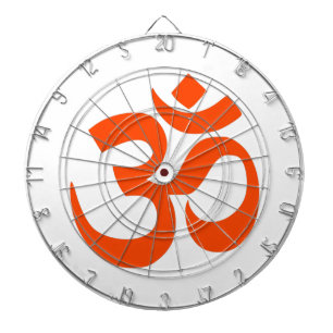 Indian Om Symbol Dartboard