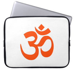 Indian Om Symbol Laptop Sleeve