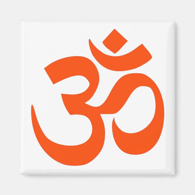 Indian Om Symbol Magnet (Front)