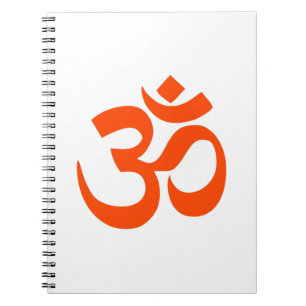 Indian Om Symbol Notebook