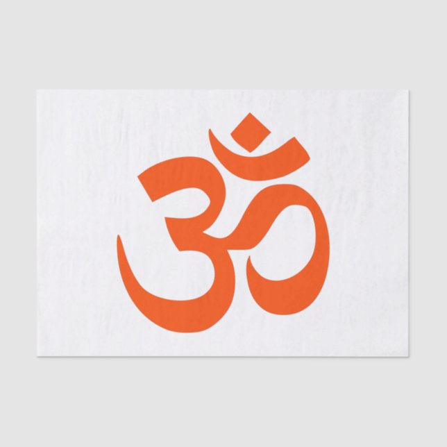 Indian Om Symbol Tissue Paper (Front)