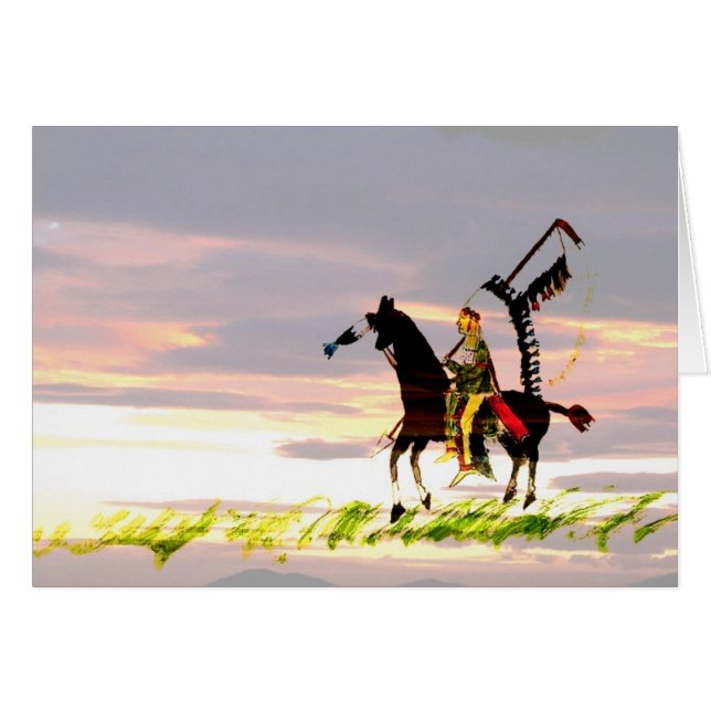 Indian on Horseback (Front Horizontal)