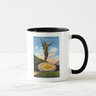 Indian on the Trail Statue at Mohawk Park View Mug