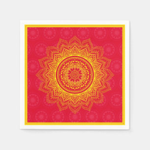 Indian ornament napkin