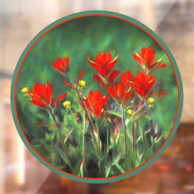 Indian Paintbrush Painting - Original Flower Art (Sheet 2)