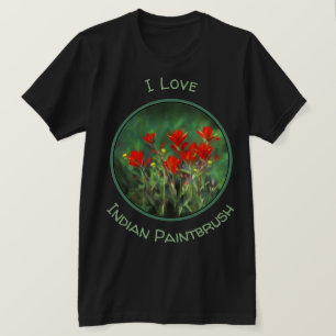 Indian Paintbrush Painting - Original Flower Art T-Shirt