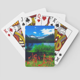 Indian Paintbrush Wildflowers Playing Cards