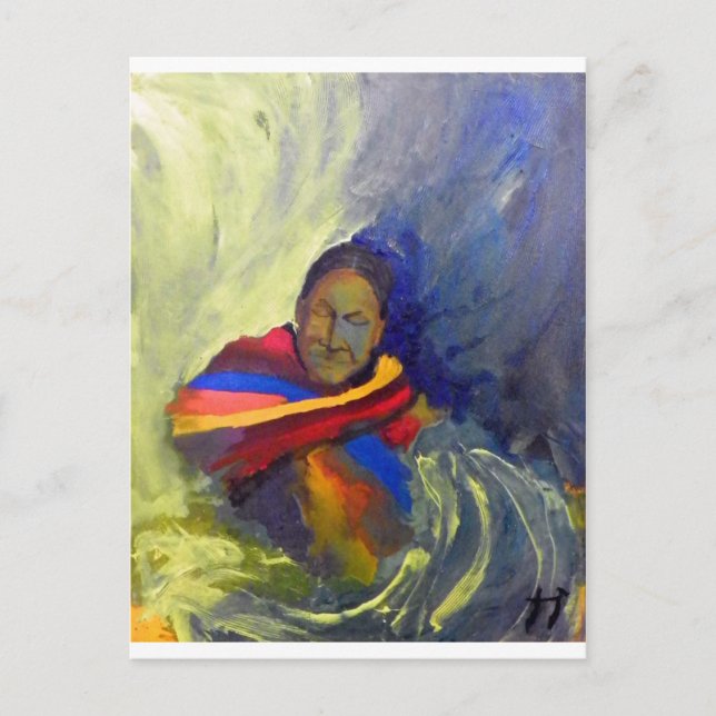 indian-painting postcard (Front)