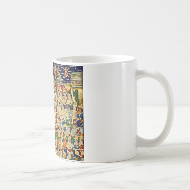 INDIAN PAINTING SRI RAMA DURBAR COFFEE MUG (Right)