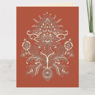 Indian Paisley - Greeting Card