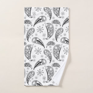 Indian Paisley Pattern Mankolam Hand Towel