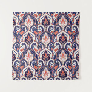 Indian paisley pattern seamless. Persian arabesque Tapestry