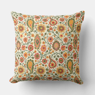 Indian Paisley Print Cushion