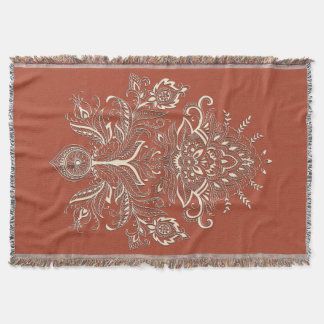 Indian Paisley - Throw Blanket