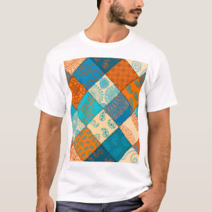 Indian patchwork: vintage seamless pattern. T-Shirt