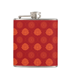 Indian Pattern Hip Flask