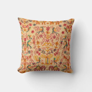Indian pattern on fabricindian, fabric, india, orn cushion