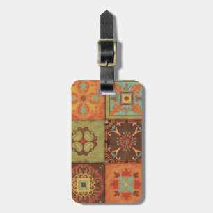 Indian Patterns Luggage Tag