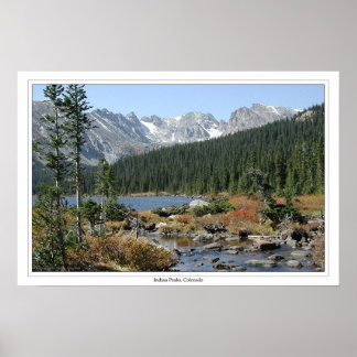 Indian Peaks, Colorado Poster