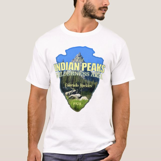Indian Peaks WA (arrowhead) T-Shirt (Front)