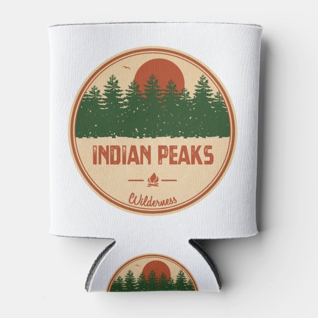 Indian Peaks Wilderness Colorado Can Cooler (Front)