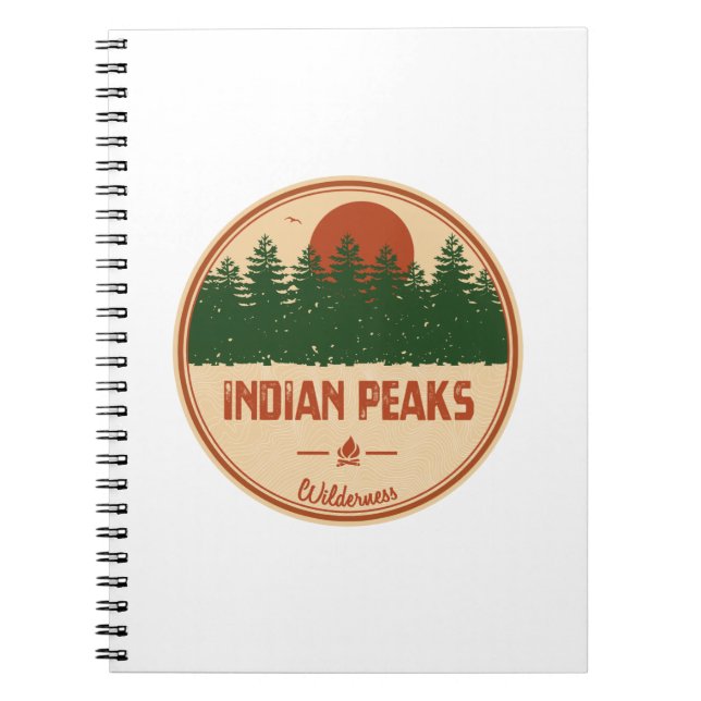Indian Peaks Wilderness Colorado Notebook (Front)