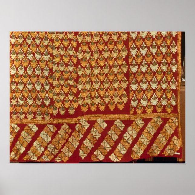 Indian Phulkeri embroidery Poster (Front)