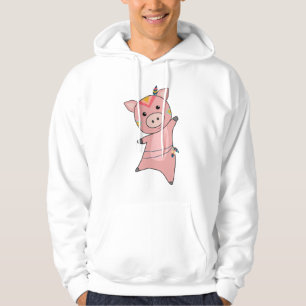 Indian Pig Fashing Piglet Feather Piggy Hoodie