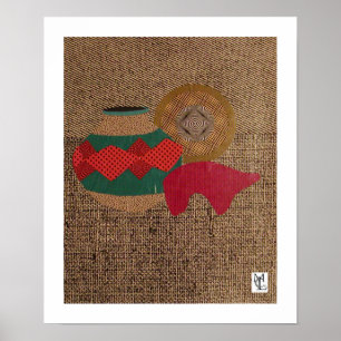 Indian Pottery Poster