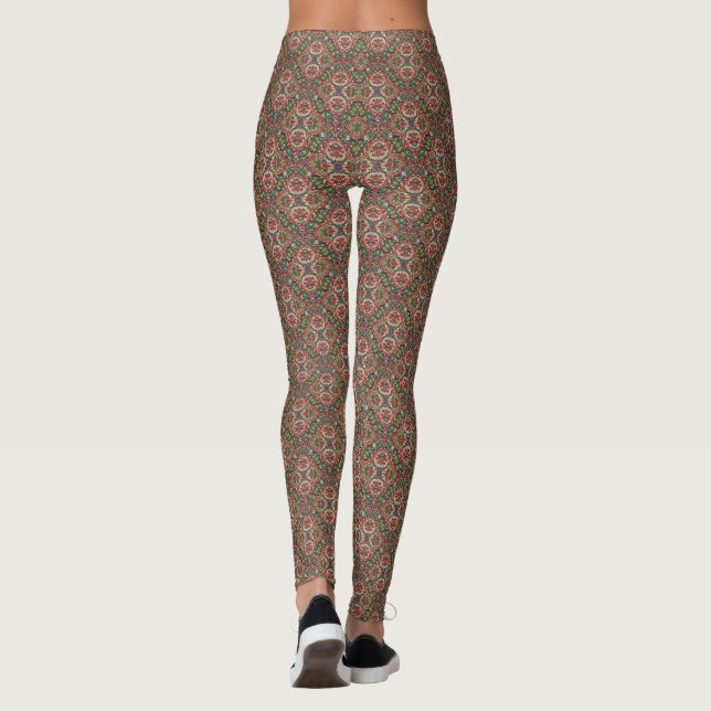Indian print leggings (Back)