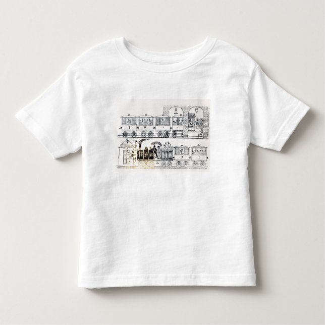 Indian Railway Toddler T-Shirt (Front)
