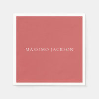 Indian Red Minimalist Plain Modern Aesthetic Look