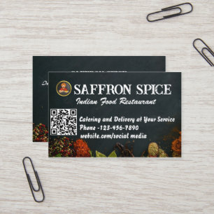 Indian Restaurant Business Card