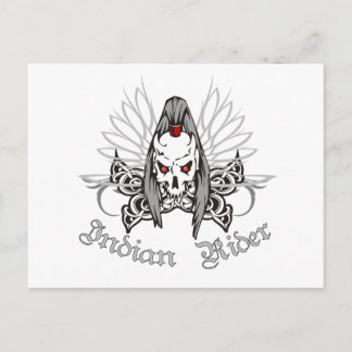Indian Rider Postcard