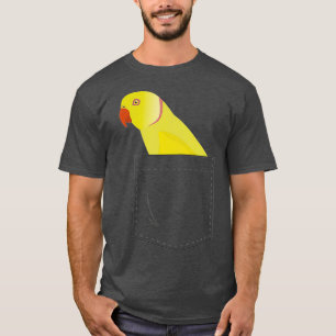 Indian Ringneck Parakeet Yellow Parrot Fake T-Shirt