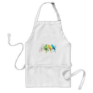 Indian Ringneck Parrots Standard Apron