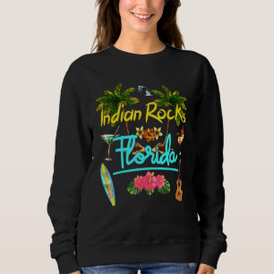 Indian Rocks Florida Beach Summer Palm Sun Set Pal Sweatshirt