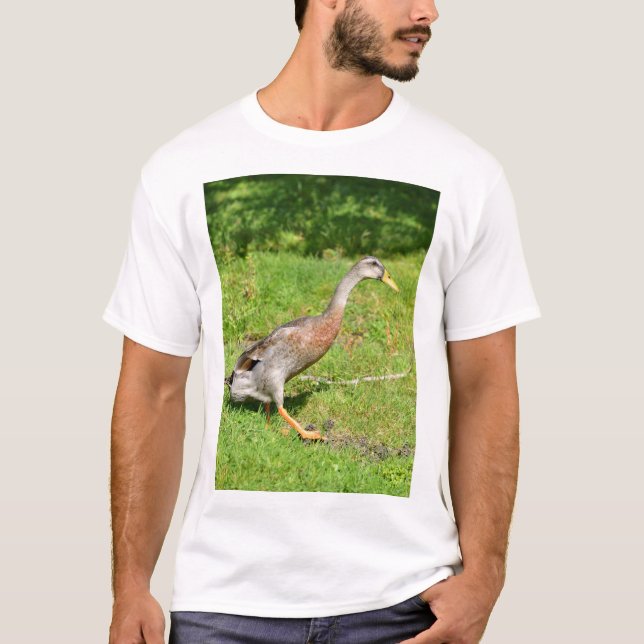 Indian runner duck walking T-Shirt (Front)