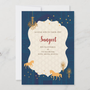 Indian Sangeet invitation & Indian wedding cards