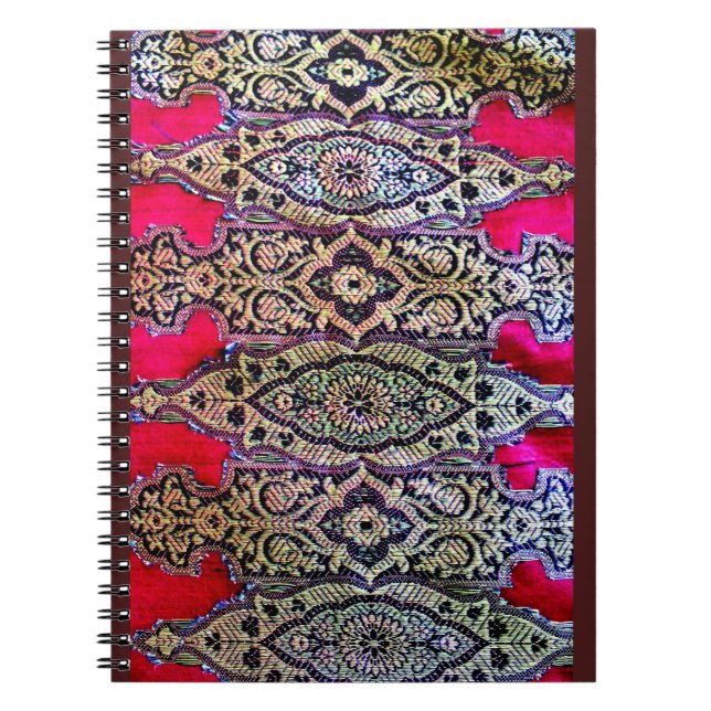 Indian Sari Design Notebook (Front)