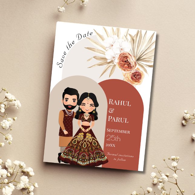 Indian save the date template Hindu save the date (Creator Uploaded)