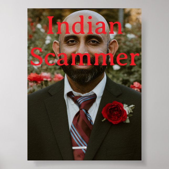 Indian Scammmer Poster (Front)