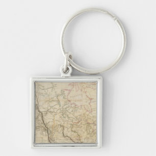 Indian Settlements in North America 2 Key Ring