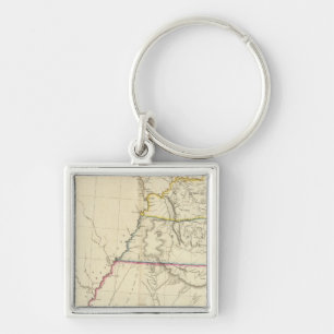 Indian Settlements in North America 3 Key Ring
