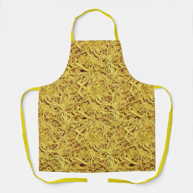 Indian Snack Crunchy Noodles Snack Food Apron (Front)