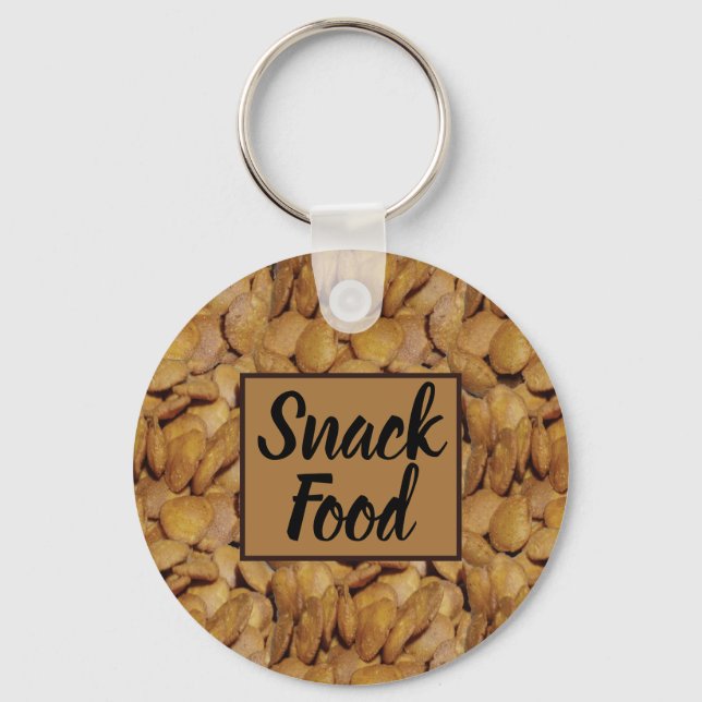Indian Snack Rice Fritters Snack Food  Key Ring (Front)