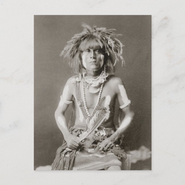 Indian Snake Priest, 1910 Postcard (Front)