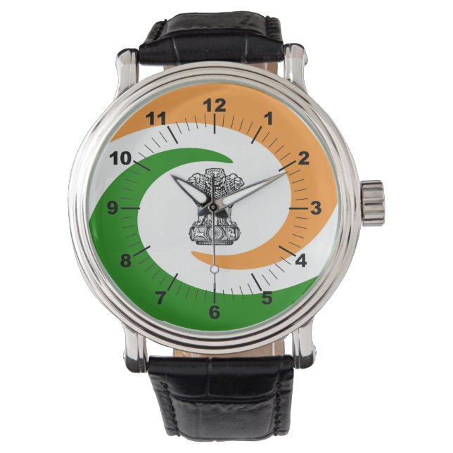 Indian spiral flag watch (Front)