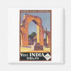 Indian State Railways Visit India Delhi Magnet