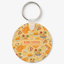 Indian Street Food Pattern Colourful Festive Chai